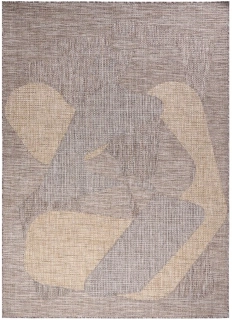 Kusové koberce Bouclé KY20A Hnedé r. 80 x 150cm