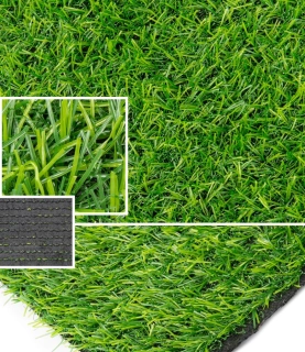 Prémiová zelená Umelá tráva TSC-20 výška 20mm v šírke 300cm
