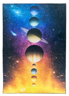 Detské koberce Kinder-26 Slnečná sústava r. 120 x 170cm